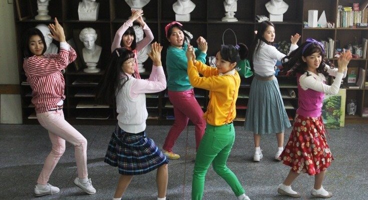 The girls become close friends through song, dance and school life