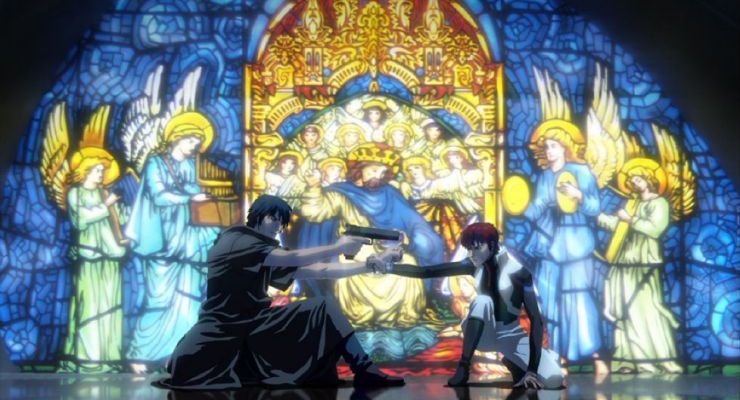 Digger 'terrorist' Shua is confronted by Jay, an Ecoban soldier