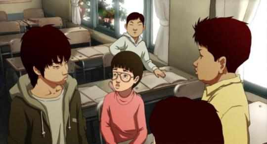 The continuous bullying forces Chul (left) to take a stand against the aggressors