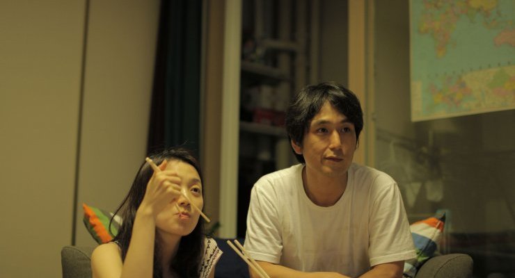 The central couple share intimate moments