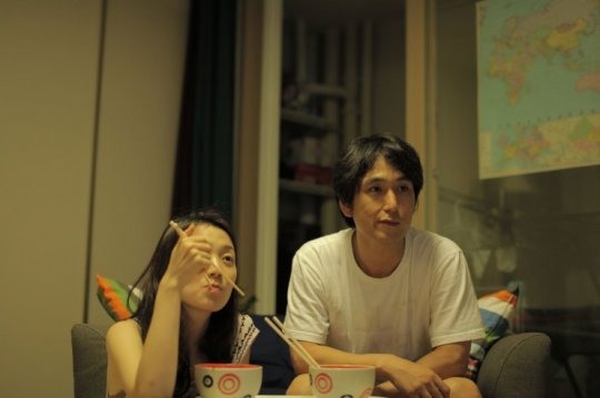 The central couple share intimate moments