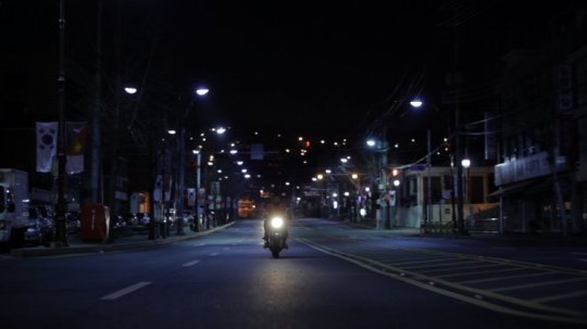 The cinematography of the street scenes are attractive and symbolic