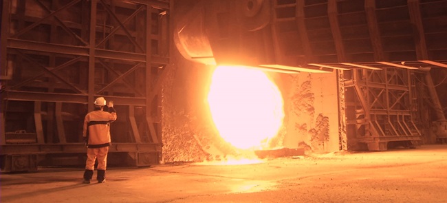 The POSCO furnaces are a hellish landscape exemplifying human kind's desire to create their own divinity