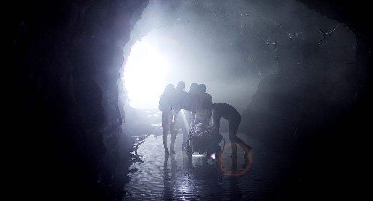 The friends attempt to ditch a body in the tunnels. leading to macabre events